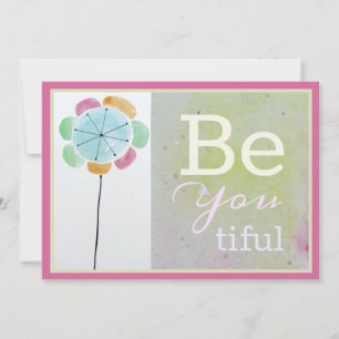 Be You Affirmation Note Card