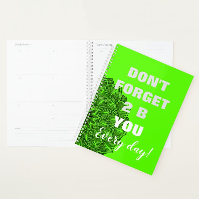 Be you Be Awesome Every day Planner (Display)