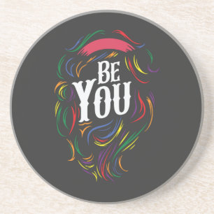 Be You LGBTQ Rainbow Gay Pride Coaster
