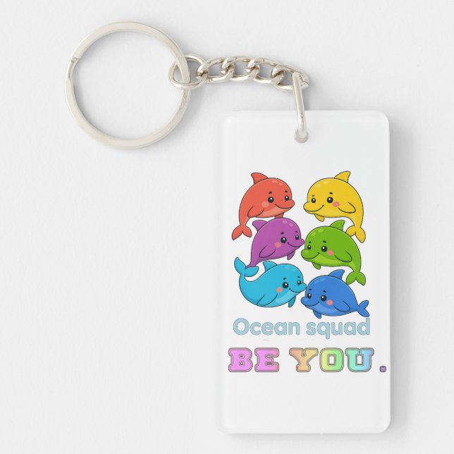 Be You - Ocean Squad Key Ring (Front)