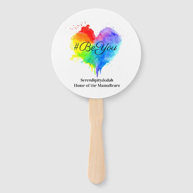 Be You Paper Fan (Front)