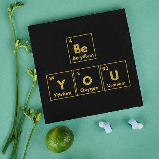 Be you periodic table card