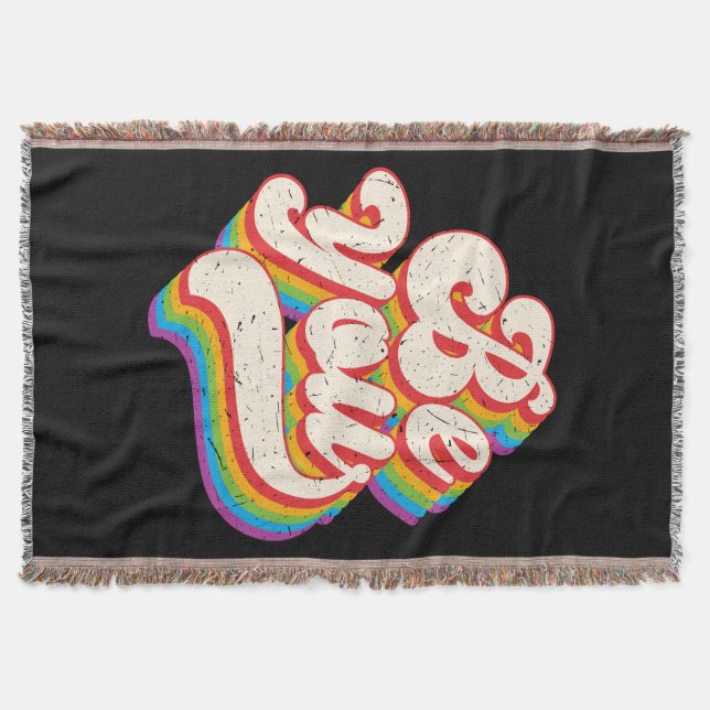 Be You! Throw Blanket (Front)