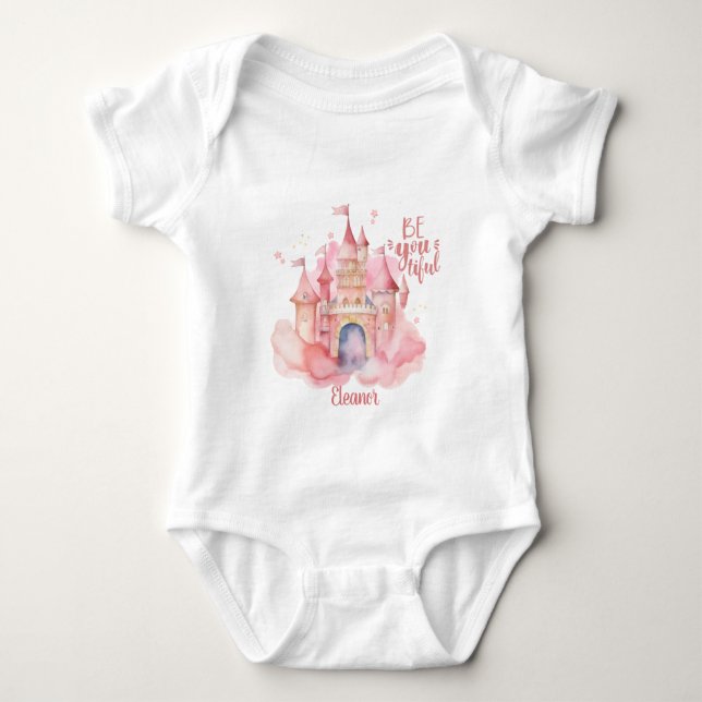 Be-you-tiful customisable baby bodysuit (Front)
