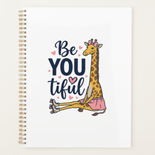 Be You Tiful Giraffe Roller Skate Vintage Shirt De Planner