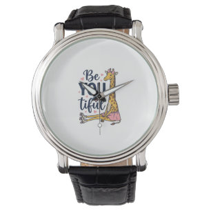 Be You Tiful Giraffe Roller Skate Vintage Shirt De Watch