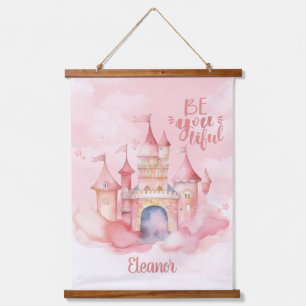 Be-You-Tiful Palace in the Pink Cloud customisable Hanging Tapestry