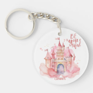 Be-You-Tiful Palace in the Pink Cloud customizable Key Ring