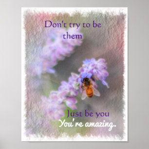 Be Your Amazing Self Poster