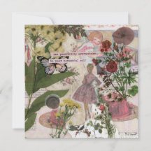 Be Your Beautiful Self Flat Greeting Card