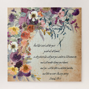 Be your guide, autumn floral mix   jigsaw puzzle