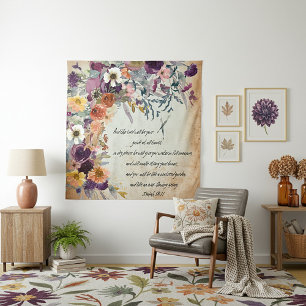 Be your guide, autumn floral mix   tapestry