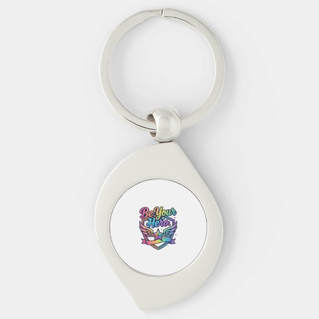 Be Your Hero Key Ring (Front)