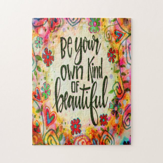Be Your Own Kind of Beautiful Jigsaw Puzzle (Vertical)