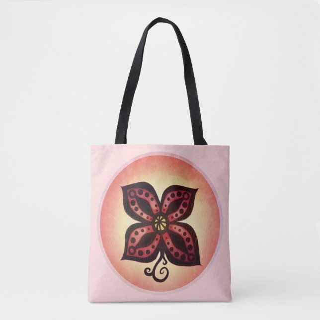 Be Your Own Kind of Flower Tote Bag (Front)
