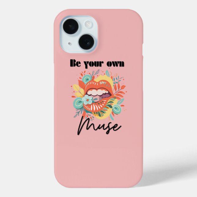 Be your own muse, Self-Love Quote Case-Mate iPhone Case (Back)
