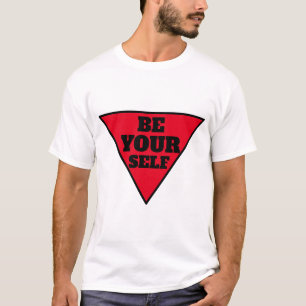 Be Your Self Black Calligraphy T-Shirt