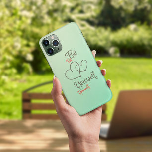 Be your self typography iPhone Case