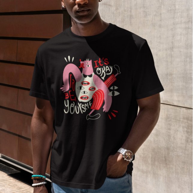 Be Yourself Abstract Creature T-Shirt (Creator Uploaded)