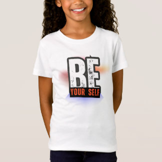 BE YOURSELF – Bold Motivational Typography Design T-Shirt