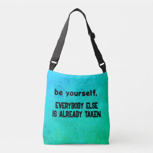 be yourself crossbody bag