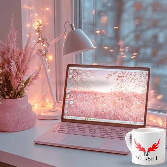 Be Yourself – Empowering Minimalist Quote Design f Espresso Cup (Creator Uploaded)