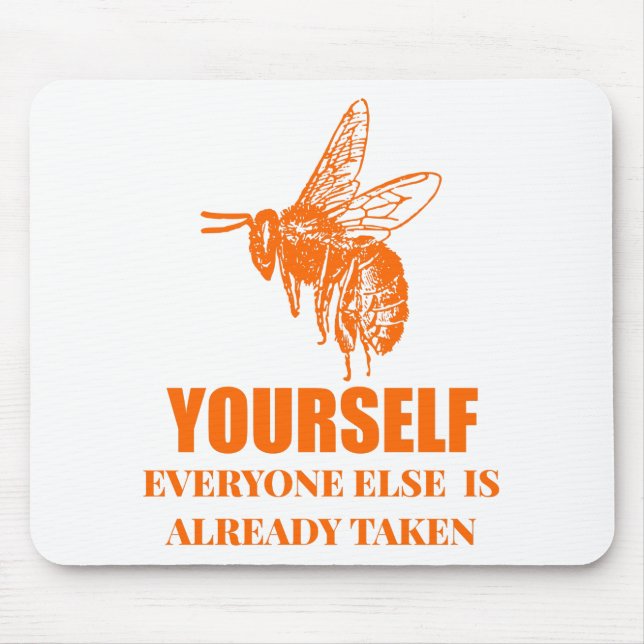 Be Yourself Mouse Mat (Front)