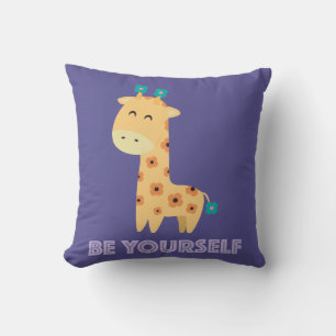 Be Yourself Throw Pillow