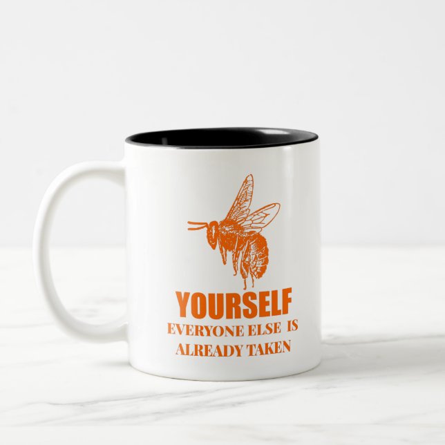 Be Yourself Two-Tone Coffee Mug (Left)