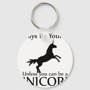 Be Yourself Unicorn Key Ring