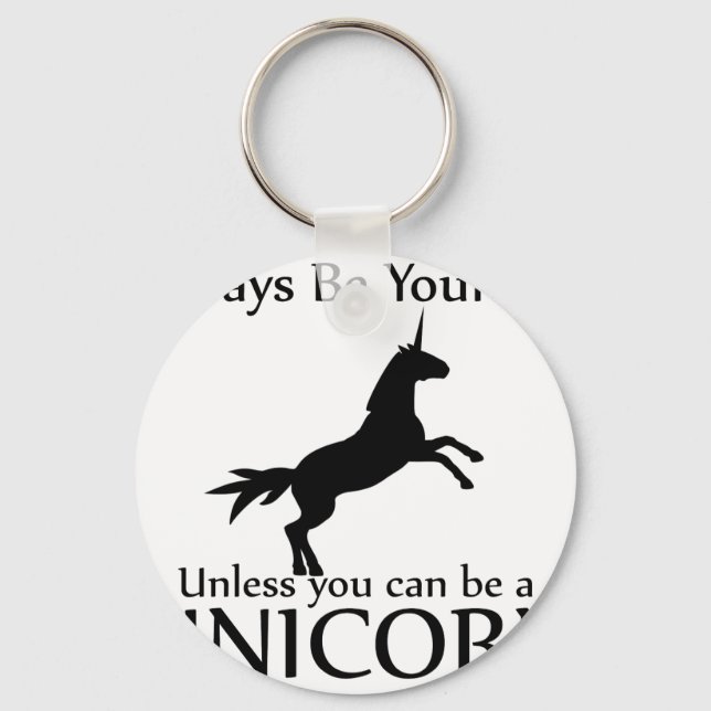 Be Yourself Unicorn Key Ring (Front)