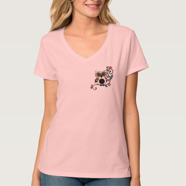 Be Yourself V neck Tshirt (Front)