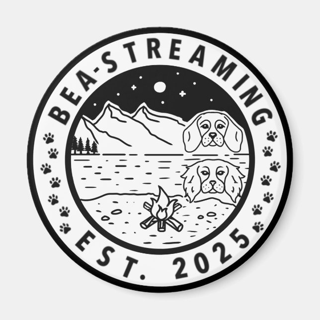 Bea-Streaming Logo Magnet (Front)