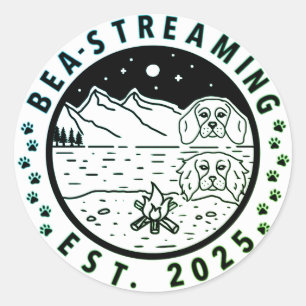 Bea-Streaming Sticker Green trim