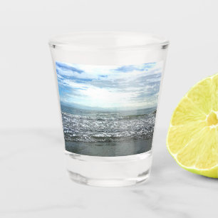 Beach Abstract Artistic Nautical Gift Favour  Shot Glass