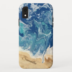 Beach Abstract Personalised iPhone XR Case