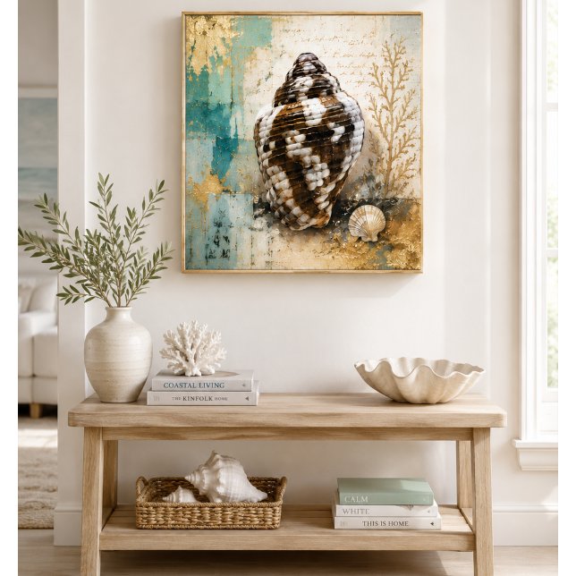 Beach Abstract Seashell Wall Art (Creator Uploaded)