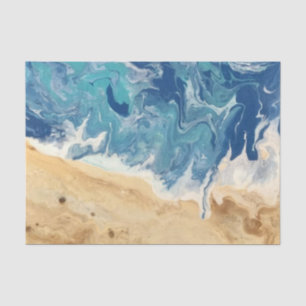 Beach Abstract Tissue paper