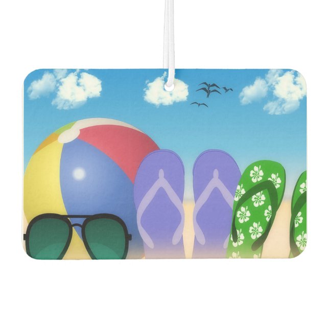 Beach Accessories Car Air Freshener (Front)