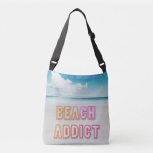 beach addict crossbody bag