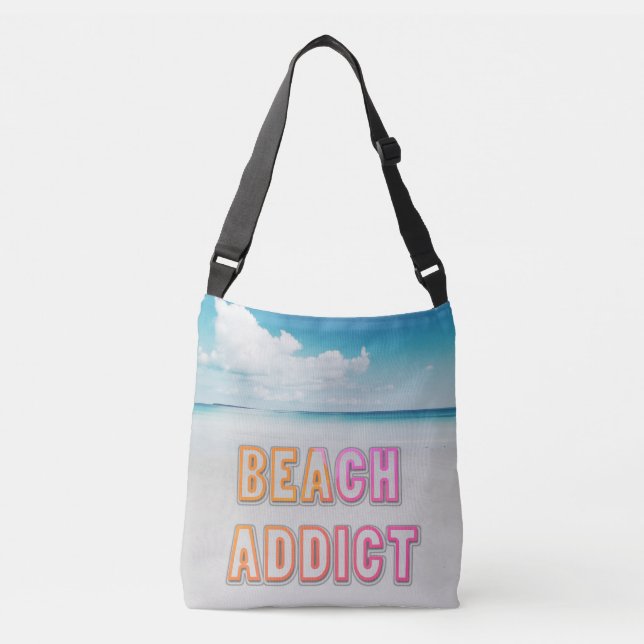 beach addict crossbody bag (Front)