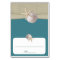 Beach Amore' Teal Seating Card
