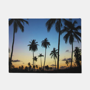 Beach And A Coastal Village   Praia Do Forte Doormat
