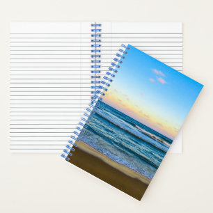 Beach and Blue Sky Notebook