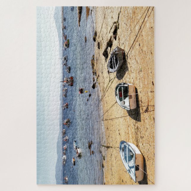 Beach and Boats Jigsaw Puzzle (Vertical)