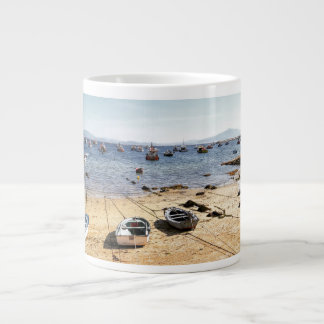 Beach and Boats Large Coffee Mug