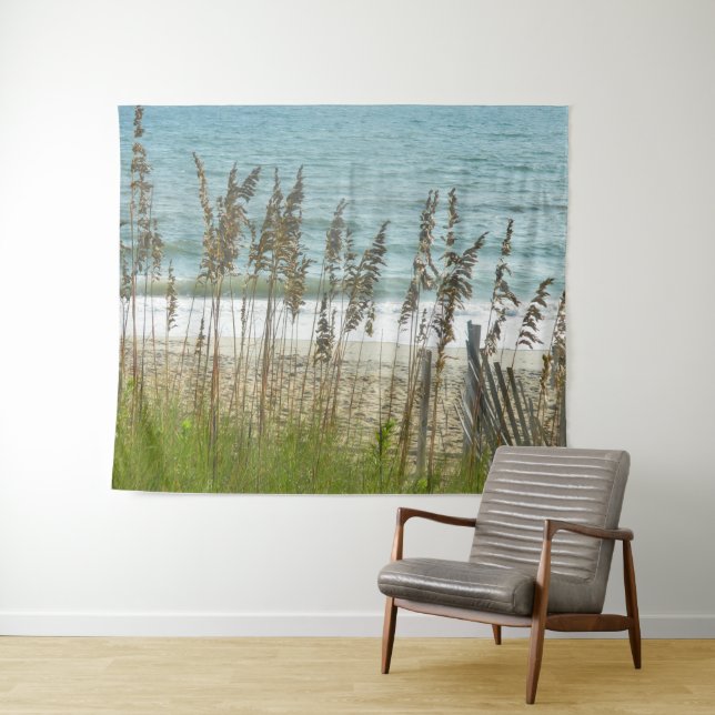 Beach and Dune Grass Tapestry (In Situ (Horizontal))
