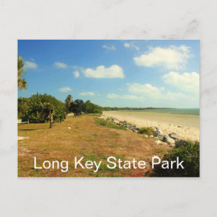 Beach and Grounds, Long Key State Park, Florida Postcard