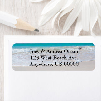 Beach and Ocean Custom Return Address Labels