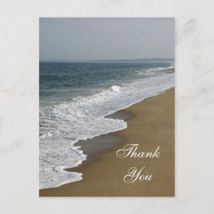 Beach and Ocean Thank You Note Postcard